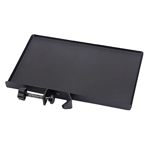 Sound Card Tray Metal Shelf Bracket Phone Clip Iron Microphone Stand Live Tripod Sound Card Tray Broadcast Stable Shelf(Black) #TOP2