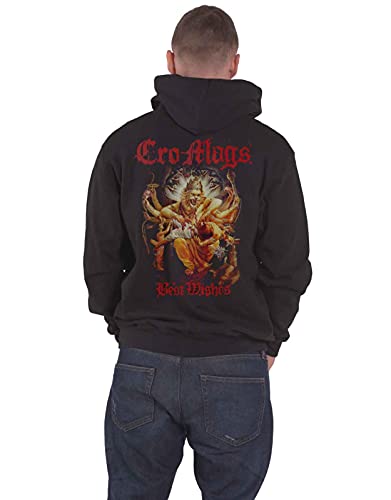 Sweat-shirt à capuche Cro-Mags aux finitions soignées pour homme