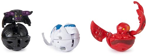 BAKUGAN 3.0 - Battle Pack - 3 Billes, 2 Billes Special Attack, 2 Anneaux De Combat, 1 Carte Lanceur Et 12 Cartes - Collection Jouet - Jouet Enfant 6 Ans Et + Modèle Aléatoire
