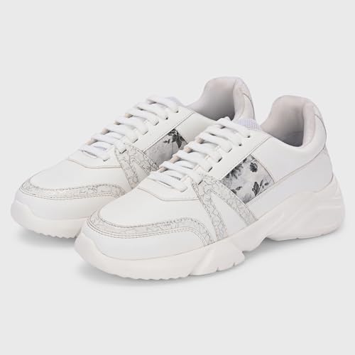 Image of Centrino Womens Casual Shoes | Colorblock Sneakers with Ultra Soft Cushion Lace-Up Shoes All-Day Comfort | Trendy & Lightweight Design | Low Top Flat Sole (7621)