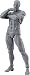 Max Factory Figma Archetype Next Male Action Figure (Gray Colored Version)