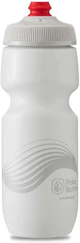 Polar Bottle Breakaway Single Wall by HydraPak (20oz, 24oz, 30oz) - BPA-Free, Cycling & Sports Squeeze Bottle