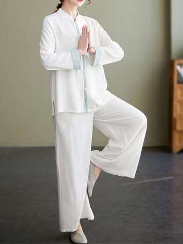 Conjunto de dos piezas para mujer de alta sofisticación con refinados pantalones Zen 4