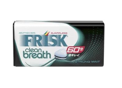 Kracie Frisk Clean Breath Strong Mint 31.5g – Sugar-Free Japanese