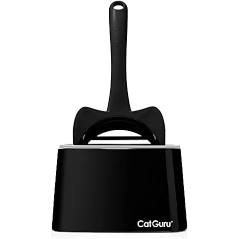CatGuru Litter Scoop (Black) and Litter Scoop Holder (Black) Cover