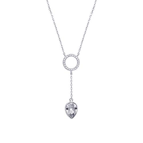 Collier court goutte d'eau en argent S925 pour femme une chaine de clavicule fine