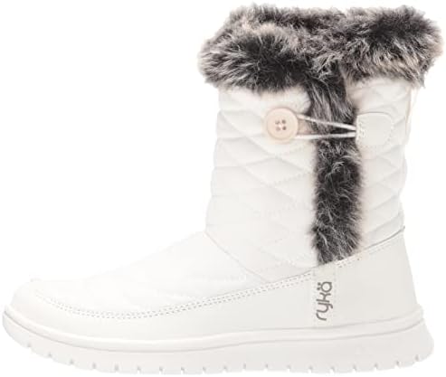Ryka Women's Shiver Ankle Boot, Snow White, 7.5 Wide US | Image 7