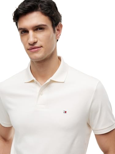 Image of Tommy Hilfiger Mens Short Sleeve Casual Polo Shirts in Regular Fit with Liquid Cotton