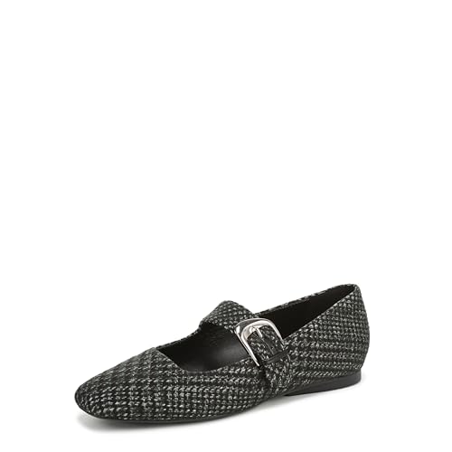 Naturalizer Women's Cosmic Mary Jane Flat Green Plaid 9 M