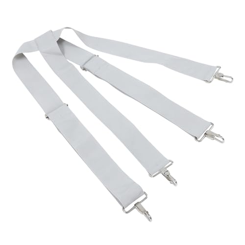 Garneck Adjustable Snare Drum Shoulder Strap 5cm Wide Drum Harness Accessory (grey)