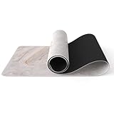 Haquno Extra dicke Yogamatte 6 mm,Yoga Mat – rutschfeste Trainingsmatte für HIIT, Pilates und Heimtraining und Training mit kostenlosem Tragegurt (Khe Sanh)