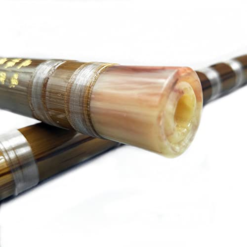 Tuoren Bamboo Flute Dizi Traditional Handmade Woodwind Gifts Chinese Musical Instrument With Storage Bag Case, Membrane, Glue (Key Of G) #TOP3