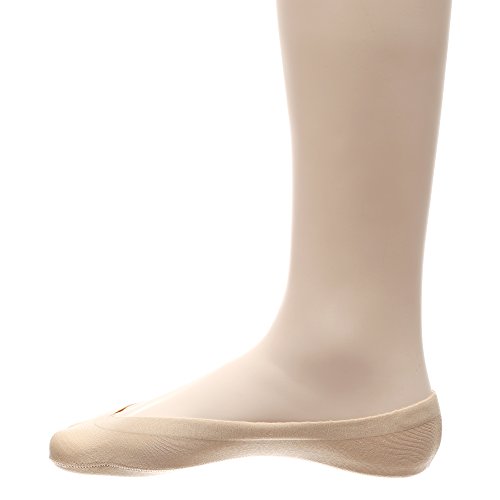 Image of MIRMARU Women's 4 Pairs Cotton Ultra Low Profile Non Slip Hidden No Show Socks.