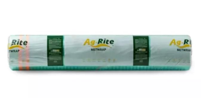 Ag-Rite Net Wrap Hay Baling Wrap Green: Net Wrap for Hay, Corn Stalks, Alfalfa and More! (48x9840) (1)