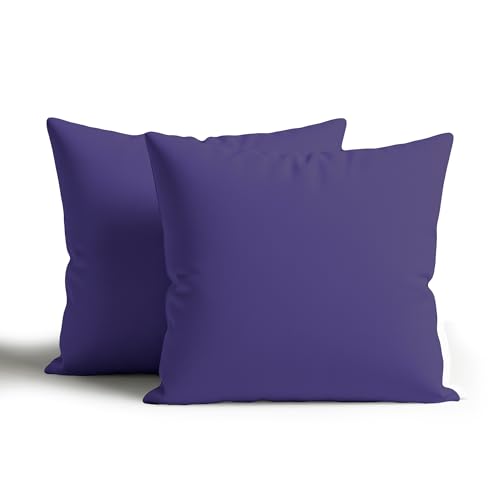 Home Sweet Home UK Outdoor Cushions Waterproof Filled 2 Pack 60x60cm With Invisible Zippered Outdoor Garden Cushions Waterproof 24"x24" With Cushion Covers For Living Room Garden Sofa Bedroom