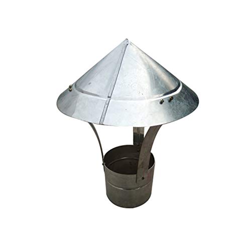 Cubierta Chimenea, Cubierta Chimenea Acero Inoxidable, Cubierta Protectora Lluvia para Tubo Escape Chimenea Techo, Tapa Protectora para Lluvia para Estufa calefacción, Herramienta Caliber
