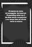  Mi mente es como mi navegador de Internet 19 pestañas abiertas 3 de ellas están congeladas y no tengo idea de dónde viene la música: Diario del ... El mejor ocurrencia para tus amigos y familia