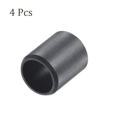 Kozelo 4 Stk. Flanschbuchse - [8mm x 10mm x 12mm] POM Gleitlager für Ausrüstungsmaschine | Schwarz
