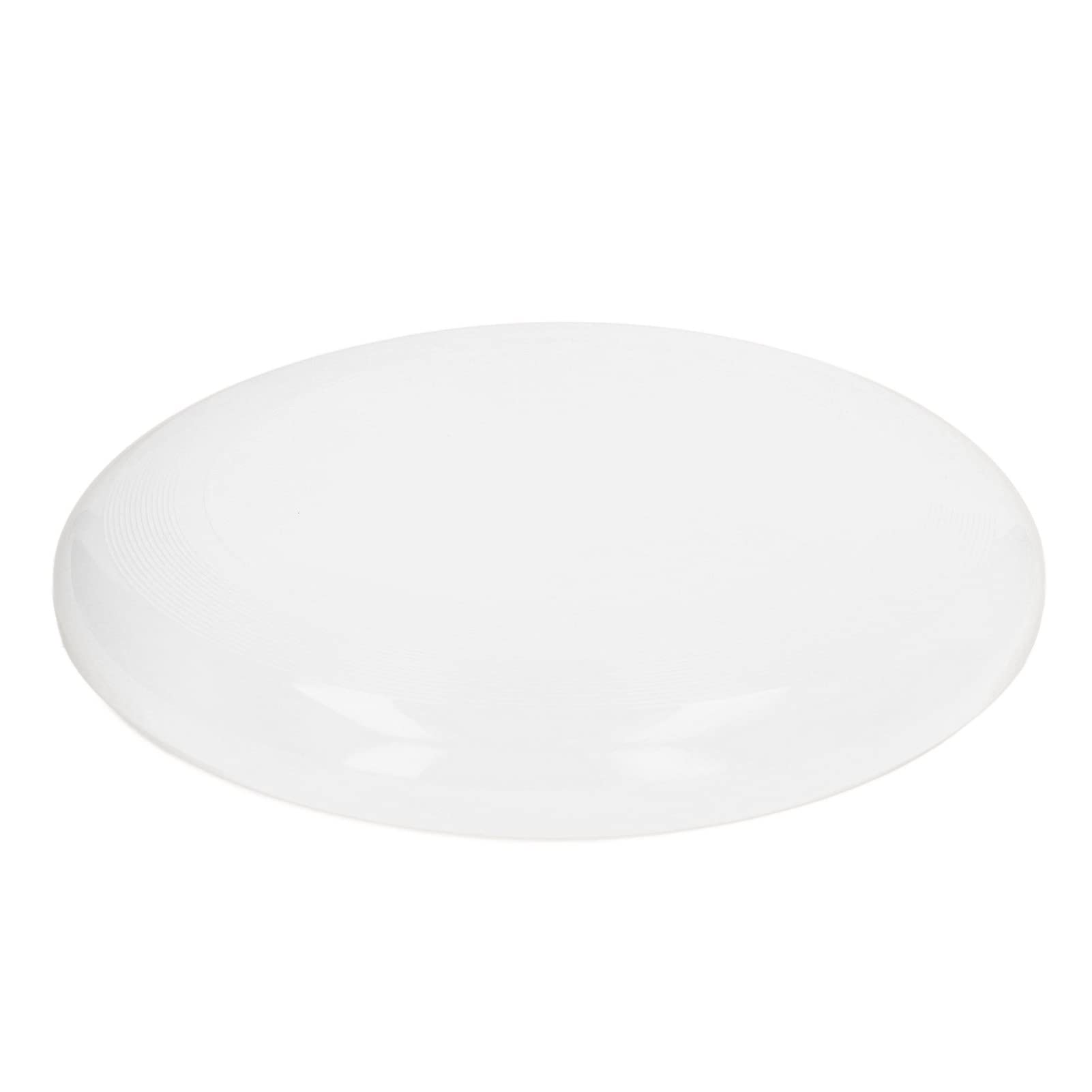 Disque de sport Ultimate - 27 cm - Design aérodynamique durable - Professionnel - Pour gazon - Blanc