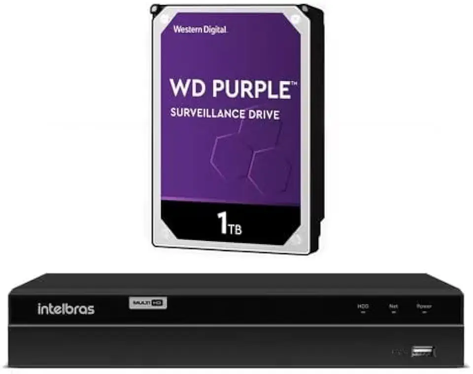 INTELBRAS, Gravador De Vídeo Dvr Intelbras Mhdx 1308 C/Hd 1Tb Full Hd