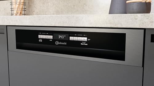 Bauknecht B6B D841A X teilintegrierbarer Geschirrspüler / 60 cm/C / 14 Maßgedecke/PowerClean - Hochdruckdüsen/ActiveDry - automatisches Türöffnungssystem/Besteckschublade