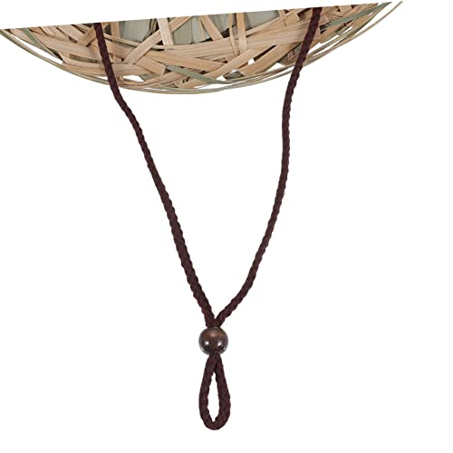 Oriental Woven Hat Fisherman Cap for Boys and Girls Lightweight Farmer Hat for Rainy Days and Outdoor Activities3