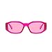 Versace VE 4361 5334/5 Transparent Fuchsia Plastic Fashion Sunglasses Pink Lens