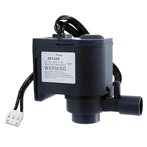 Bomba De Agua For Máquina De Hielo AP1200 AC120V Compatible Con Modelos HZB-30F, HZB-38F, HZB-32, HZB-45, HZB-65, HZB-90, HZB-120 Y HZB-160.