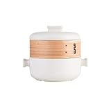 Cooking Dual-purpose Casserole Clay Pots Mec Clay Cookware Terracotta with Steamer (Color : E, Size...