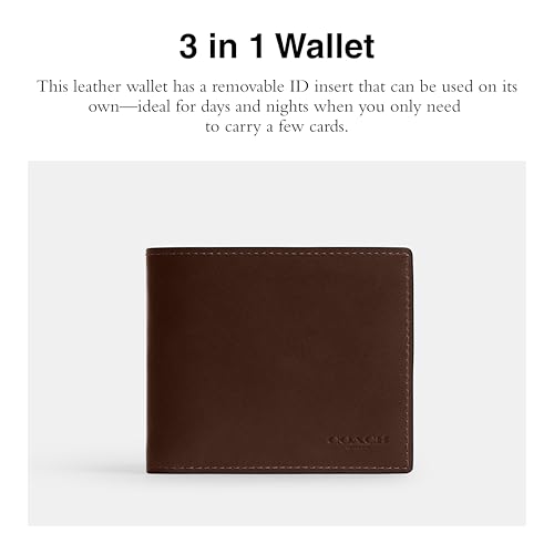 coach men39s 3-in-1 wallet billfold