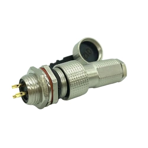Connecteur GX12 3 broches IP67 prise aviation mâle femelle pour panneau