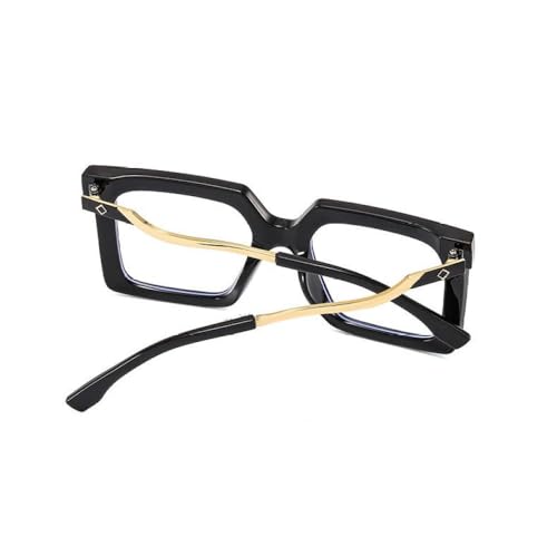 Monture de lunettes carrées en métal précieux vintage - 4
