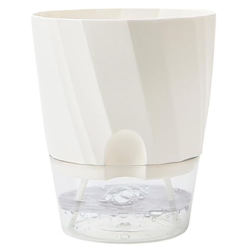 Arrosoir automatique - Pots d'arrosage de fleurs, pot de fleurs moderne pour plantes d'intérieur | Arrosoir Daisy Jasmine Orchid Aloe avec grande réserve d'eau pour salon, chambre, c