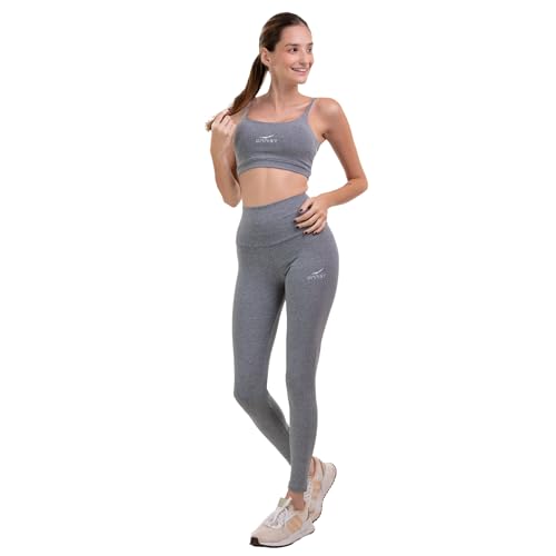 Calça Legging Básica Onnist Suplex Cós Alto (BR, Alfa, G, Regular, Regular, Mescla)