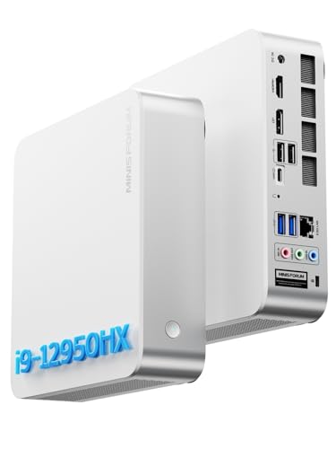 MINISFORUM M1-1295 Mini PC Intel Core i9-12950HX(16C/24T, Up to 5.0GHz), Barebone Without Storage/OS