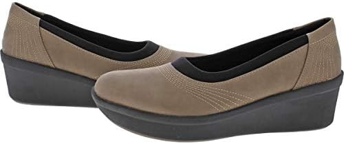 Clarks Women's Step Rose Sky Platform, Pewter Textile, 120 M US | Image 1