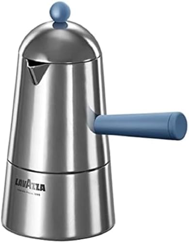 Ilsa Pop Carmencita - Cafetera de aluminio, mango azul, 2 tazas