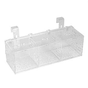 Aquarium Fish Breeding Box Acrylvissen Isolatiebroederij voor pasgeboren, gewonde, agressieve, zwangere vissen Eenvoudig…