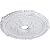 Ekena Millwork CM26AT Attica with Rose Ceiling Medallion, 26"OD x 3 3/4"ID x 1 1/2"P, Factory Primed