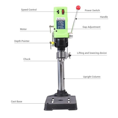 Image of HELLARO Multifunctional electric Bench Press Drill machin (16MM) Drill machine
