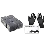 Produkt 1: ✪ IDEALE GRÖßE: verschenken Sie Ihren Tisch mit den schwarzen Servietten von Hostelnovo in den idealen Maßen 10 x 10 cm (gefaltet) und 20 x 20 cm (aufgeklappt). Diese Servietten sind ein wesentlicher Gegenstand, der auf Ihrem Tisch und Feiern nie fehlen sollte. Erhältlich in 6 Packungen mit je 100 Stück