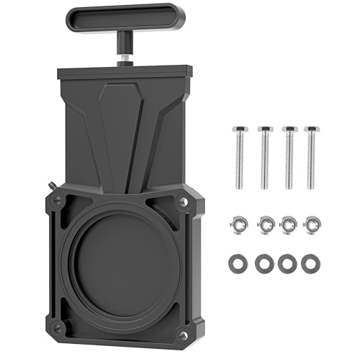 MaxxHaul 51171 RV Waste Valve Gate Replacement – ABS & Stainless Steel – with Screws – Fits All Standard 3" Valves