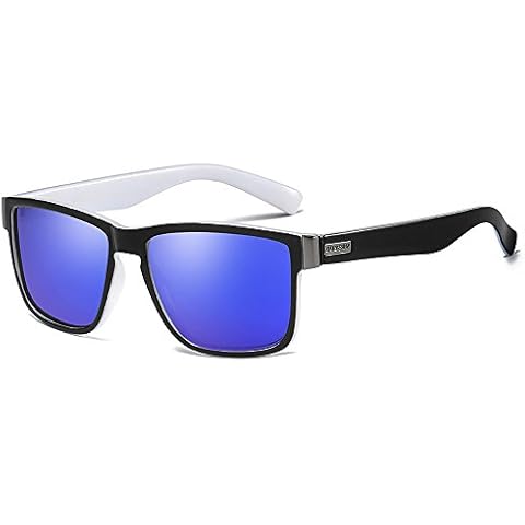 DUBERY 8 Colors Men's Polarized Sport Sunglasses Outdoor Riding Fishing Summer Driving Travel Goggles (#7) Cover