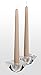 Hyoola 12 Pack Tall Taper Candles - 10 Inch Sahara Beige Dripless, Unscented Dinner Candle - Paraffin Wax with Cotton Wicks - 8 Hour Burn Time