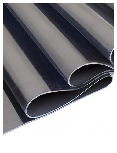 Coussin isolant en caoutchouc de silicone noir imperméable de 100x100x0.6 cm pour sol - 2