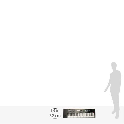Roland XPS-30 Synthesizer Keyboard with scale for size reference