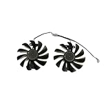 Tension : 12 V CC. FULIMEI 2 pcs/lot GTX1070 GTX1070Ti GTX1080 ventilateur Compatible for KFA2 Compatible for GALAX GeForce GTX 1070 1070Ti 1080 EXOC SNPR carte graphique refroidissement remplacer