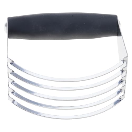 PLCPDM Cortador de masa de acero resistente para mezcla uniforme y limpieza rápida, herramienta multifuncional de acero para hornear