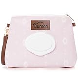 Bumco Diaper Clutch Bag - Portable Wipes Dispenser & Diaper Holder, Airtight Travel Baby Wipes Case, Wipe Dispenser Travel Baby Wipes Dispenser On the Go, Diaper Wristlet