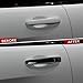 DLOVEG Car Exterior Door Handle Cover Compatible for Grand Cherokee 2011-2021 Accessories 2011-2022 Durango Black Door Handle Protector with Smart Key Holes